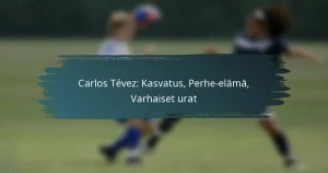Carlos Tévez: Kasvatus, Perhe-elämä, Varhaiset urat