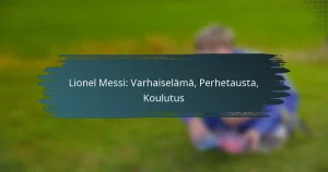 Lionel Messi: Varhaiselämä, Perhetausta, Koulutus