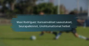 Maxi Rodríguez: Kansainväliset saavutukset, Seurapalkinnot, Unohtumattomat hetket